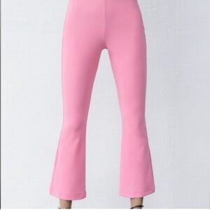 Zara pink flare pants💓